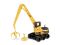 55122 CAT W345B Serie II Bagger m Umschlag 1:50 Norsco CATmodelle