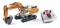 6740, Liebherr R 980 SME Raupenbagger1:32 SIKU Control