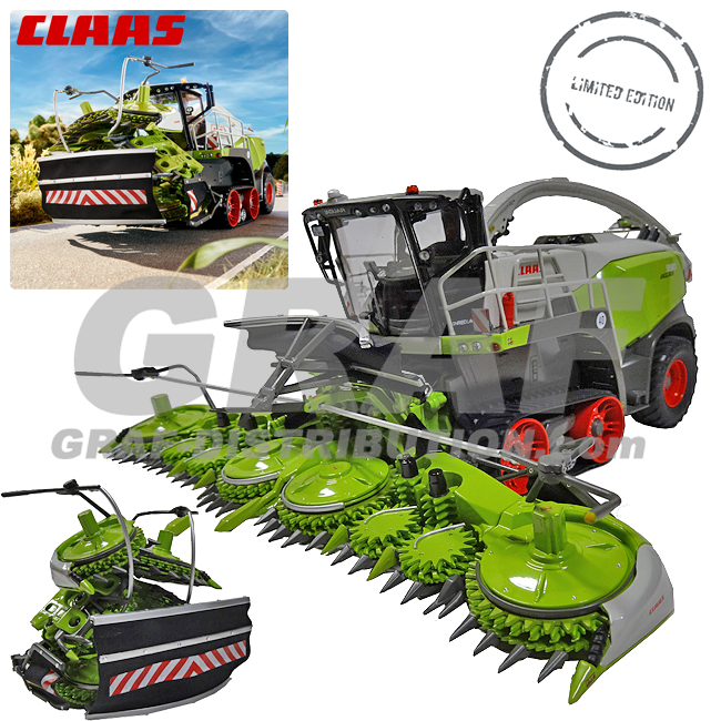2574700	Claas Jaguar 990 Terra Trac mit Orbis und Transportschutz Limited Edition 1/32 Marge - Bild vergr��ern 