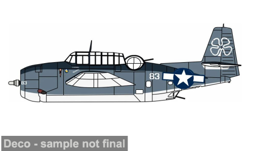 OXFAC132 Oxford, Grumman Avenger White 83 Blopsy Composite, grau, 1:72 Oxford 1:72 - Bild vergr��ern 