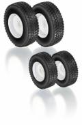 7396		R&auml;dersatz Kommunalbereifung f&uuml;r Valtra T          , 1:32 Wiking