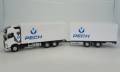 ELI116682		Volvo FH 4, Transports Pech, Kofferhängerzug 1:43 Eligor