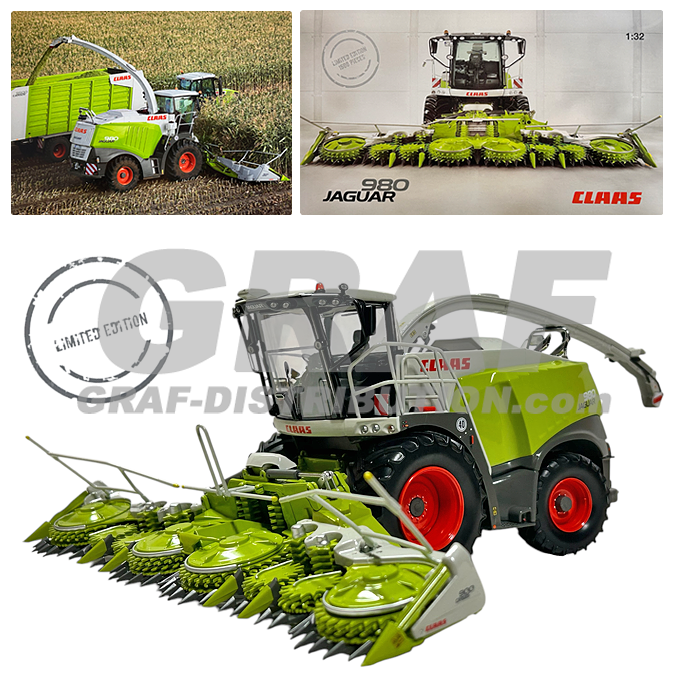 2671760 Claas Jaguar 980 Typ 494 mit Orbis 900 Limited Edition 1/32